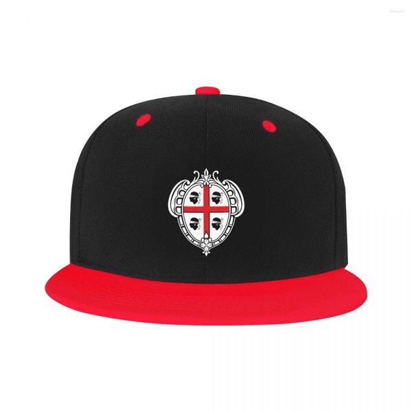 Ball Caps Fashion Coat Of Arms Sardinia Flag Hip Hop Cap Outdoor Italia Sardegna Flat Skateboard Snapback Dad Hat