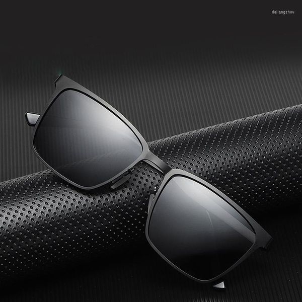 Occhiali da sole DOISYER 2023 Fashion Custom Occhiali da sole Designer Brands Est Small Frame Rectangle Metal Polarized