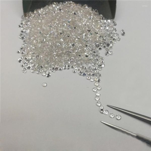 Anelli a grappolo VANTJ Pietra preziosa sciolta con diamanti naturali 3mm FG SI Buon taglio per gioielleria all'ingrosso