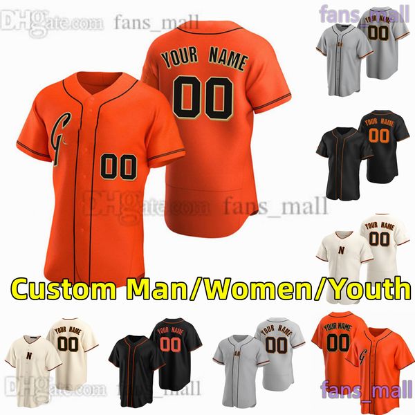 28 Buster Posey S-6xl Jersey de beisebol personalizada Lamonte Wade Jr.