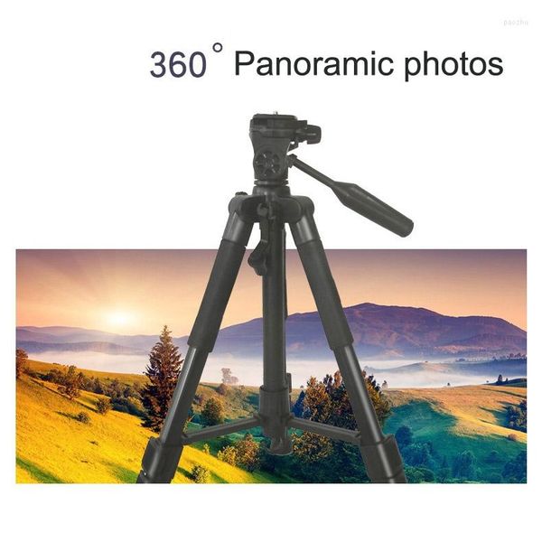 Tripods Telefon Kamera Pogerya Profesyonel Tripod Point Shoot Kameralar için Canlı Destek Aynasız Sistem Akıllı Telefonlar DSLRS