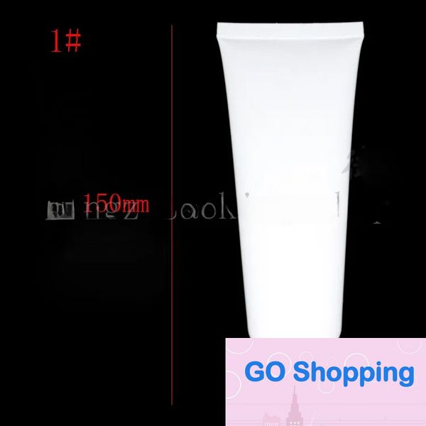 50pcs 100ml Tubo morbido in plastica bianca Imballaggio cosmetico 100ML Crema per lozione Bottiglia di plastica Crema per la cura della pelle Contenitori per spremere Qualità del tubo