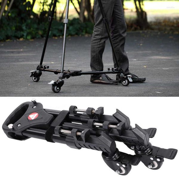 Treppiedi Kingjoy VX-600 Treppiede Dolly Base Pieghevole Professionl Pograophy 3 Ruote Stand Accessori