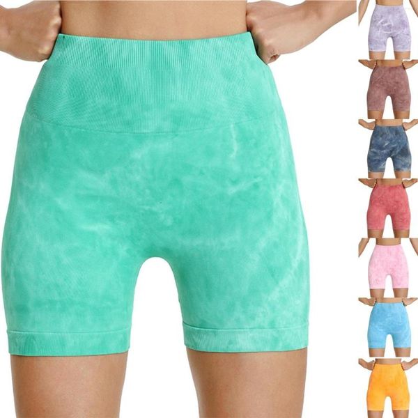 Active Shorts Seamless Yoga Pantaloni attillati a vita alta da esterno da donna Sport Fitness Donna 3 pezzi