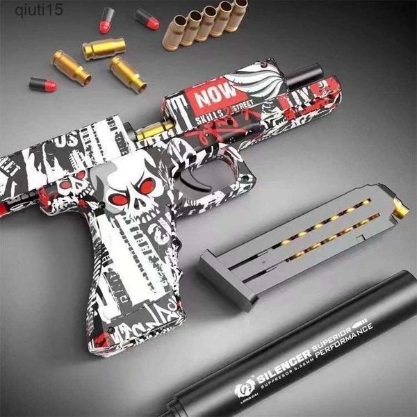 Silah oyuncakları yumuşak mermi silah oyuncak çocuklar için kızlar kızlar oyuncak silah gerçek t230515