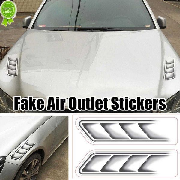 Auto Auto Styling 3D Fake Vents Dekorative Outlet Side Vents Aufkleber Lustige Aufkleber Emblem Symbol Kreative Personalisierte Aufkleber