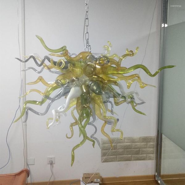 Lampadari Stile S Lampadario in vetro di Murano per cucina America Foyer Lampade a sospensione