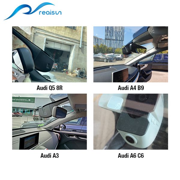 Автомобильный видеорегистратор 1080P с Wi-Fi, видеорегистратор с двумя объективами, простая установка для Audi A1 A3 A4 A5 A6 A7 A8 Q2 Q3 Q5 Q7