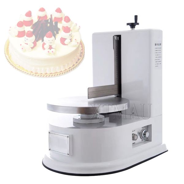 Yeni Varış Yarı Otomatik Doğum Günü Pastası Krem Kaplama Doldurma Makinesi 4-12 inç kek krema tereyağı yayma