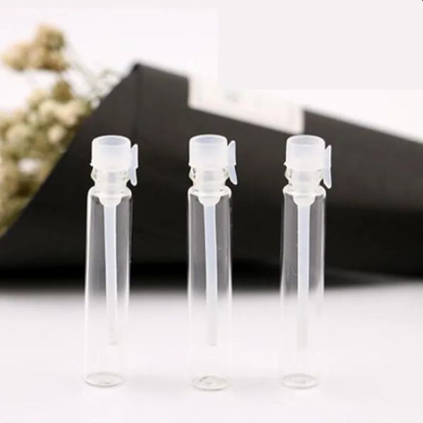 1ML 1CC 2ML 2CC 3ML 3CC Factory Outlet Parfüm Kleine Flaschen Glasfläschchen mit Teststäbchen Mini-Parfümprobenfläschchen, Glastest Leere nachfüllbare Flaschen