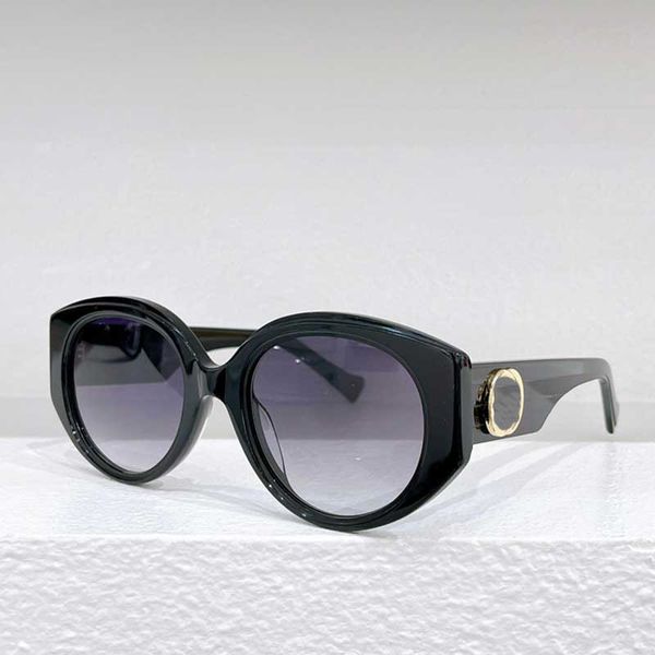 Glasses de fibra de acetato de fibra de fibra de acetato de fibra de designer de moda com um logotipo duplo g de mulheres retro casuais, óculos de sol personalizados 1308