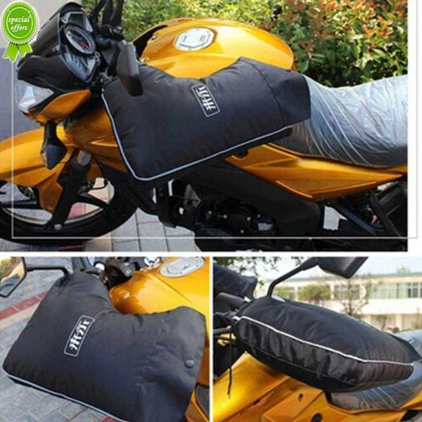 Protetor do carro da motocicleta scooter grosso quente guiador muff grip lidar com barra muff à prova de chuva equitação inverno mais quente luvas capa térmica