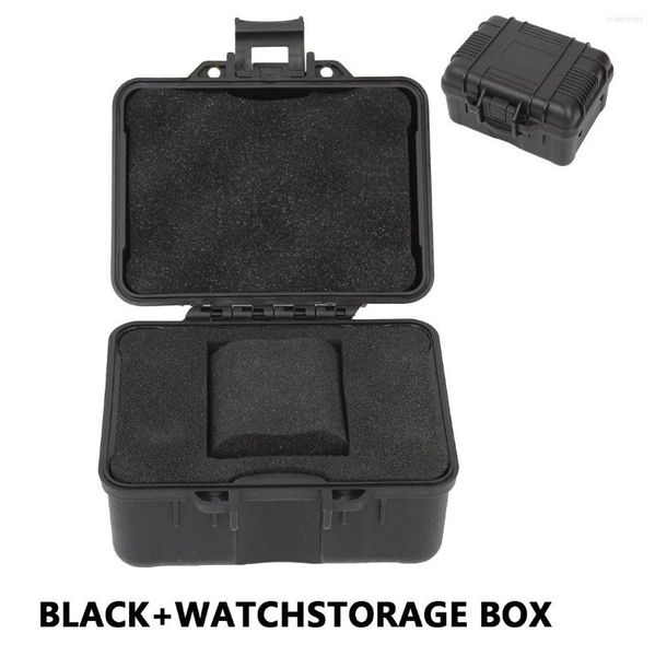 Scatole per orologi in plastica ABS Scatola portaoggetti da 1 slot portatile impermeabile per orologi da cassa Parti fini