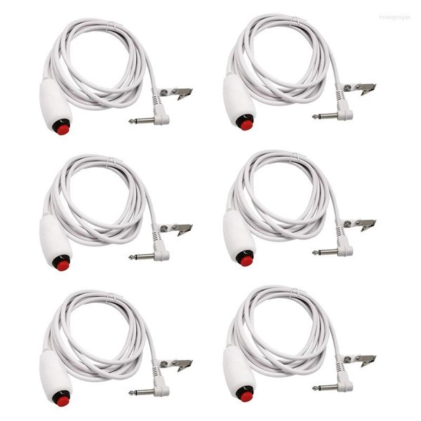 Smart Home Control 6X Call Cable 6.35Mm Line Device Emergency con interruttore a pulsante