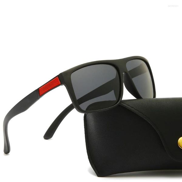 Sonnenbrille Quadratische Nachtsicht Polarisierte Sunclasses Für Männer Frauen Mode Trend Auto Fahren Sonnenbrille Vintage Design Männliche Brillen Shades