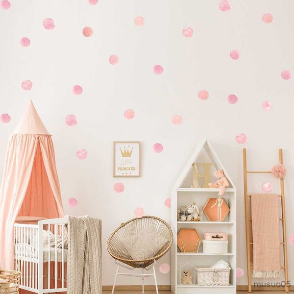 Çocuklar oyuncak çıkartmalar mürekkep nokta duvar etiketleri çocuklar için bebek odası dekorasyon kızı diy duvar etiketleri kreş bebekkamer duvar dekor