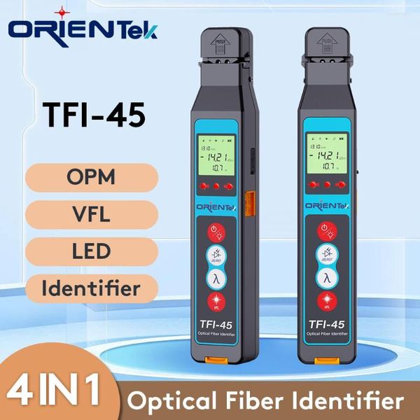 Волоконно-оптическое оборудование Orientek TFI-45 4 в 1 оптический идентификатор с -70- 6 дБ/-50- 26 дБм Светодиод 10 МВт Локатор визуального разлома