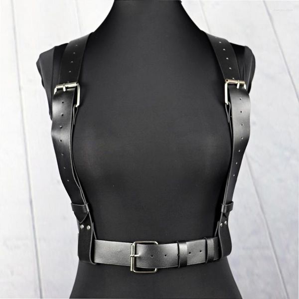 Gürtel Frauen Hosenträger Leder Harness Gürtel Kette Körper Sexy Bondage Gothic Strumpfband Dessous Harajuku Punk