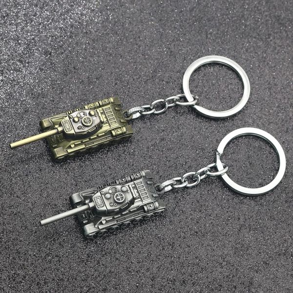 WOT World Of Tanks Portachiavi 46G Heavy Punk Weapon 3D Tank IS Series Portachiavi Portachiavi per uomo Car Holder Keys llaveros