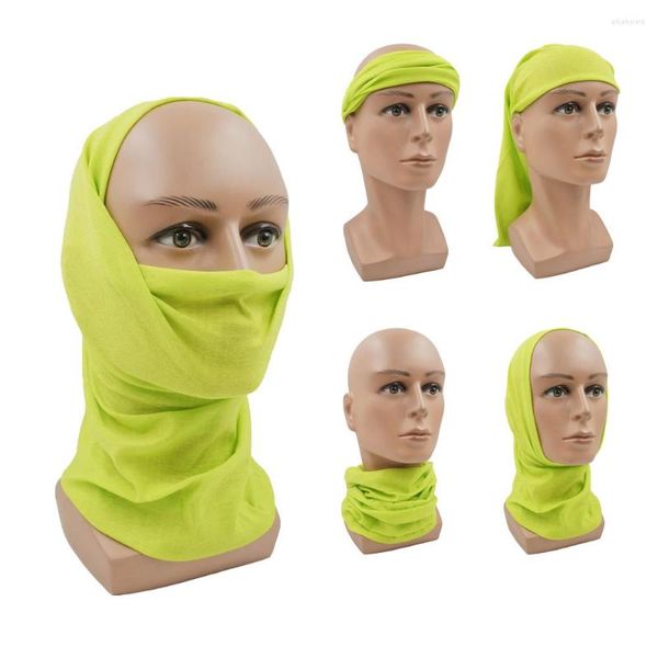 Lenços sem costura bandana ao ar livre de ciclismo de ciclismo Avocado Mulheres verdes Bandana Foulard UV Protection Balaclava DC025