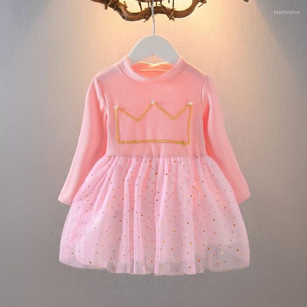 Abiti da ragazza GODODOMAOYI Brand Princess Birthday Party Dress Bambini Kids Cotton Dot Girls Tutu Costume da Babbo Natale