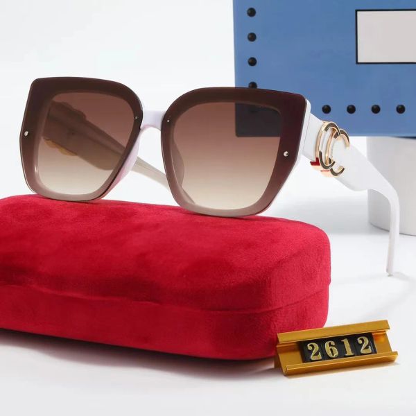 Роскошные солнцезащитные очки дизайнерские буквы женские мужские солнцезащитные очки UV400 Защита Goggle Старшие очки для женщин