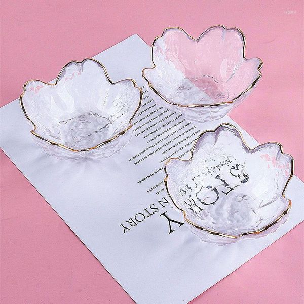 Placas Molho de cereja Plato de vidro Placa Pequena Vinagre de Blossom de Hammer Cabeça de Martelo Japanesa