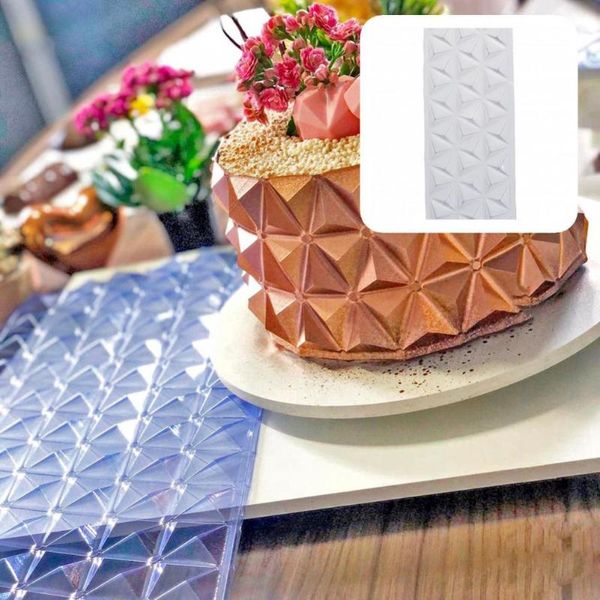 Праздничные поставки другой вечеринки удобная модная 3D 3D-алмазное торт трафарет