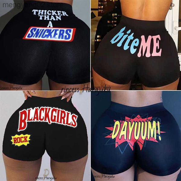 Damenshorts Blackgirls 2020 Neue Candy Shorts Frauen Mini Booty Bar Shorts Sport Fitness Push Up Mehrfarbig Sexy Club Party Niedlich Kurzer Sommer T230515