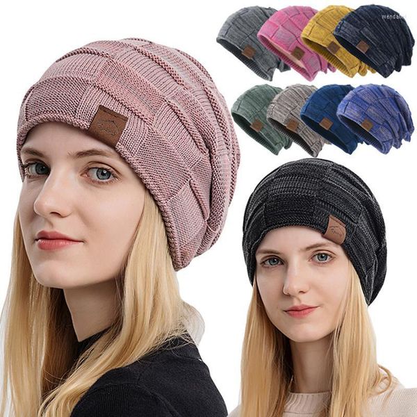 Gorros grisões/caveira tampa de caveira Chapéus de inverno multicolor