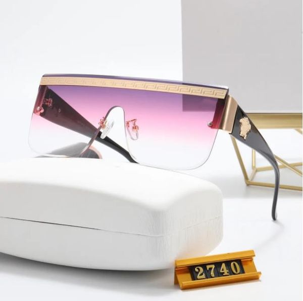 Klassische Sonnenbrille mit Kopfmuster für Damen, modische Luxus-Sonnenbrille für Damen, niedliche übergroße Brille, Antireflex-Fahren, polarisierte Sonnenbrille mit halbem Rahmen
