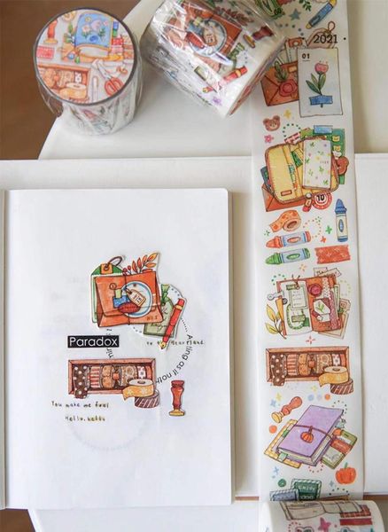 Confezione regalo Little Stationery Washi Tape Journal Adesivo per mascheratura Adesivo per scrapbooking fai-da-teRegalo regaloRegalo