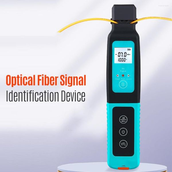 Dispositivo de identificação de sinal óptico de equipamento de fibra óptica com fonte de luz vermelha de 10MW 3 Frequências Indicação de direção