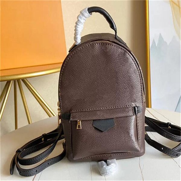 Hot Sell Backpacks Moda Moda de alta qualidade Pu ombros Bags Pacotes de livros de impressão clássica de bolsa de garotas para meninos da escola