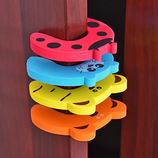 Baby Locks es 10Pcs Safety For born Mobili Protezione Card Fermaporta Sicurezza Cute Animal Care Child Lock Finger Protector 230515