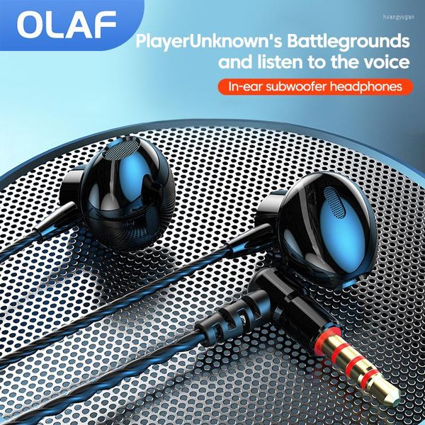 In-Ear-Kopfhörer mit Kabel, 3,5 mm, freihändig, Geräuschunterdrückung, Gaming-Headset mit HD-Mikrofon, TWS-Stereo-Kopfhörer mit Lautstärkeregelung