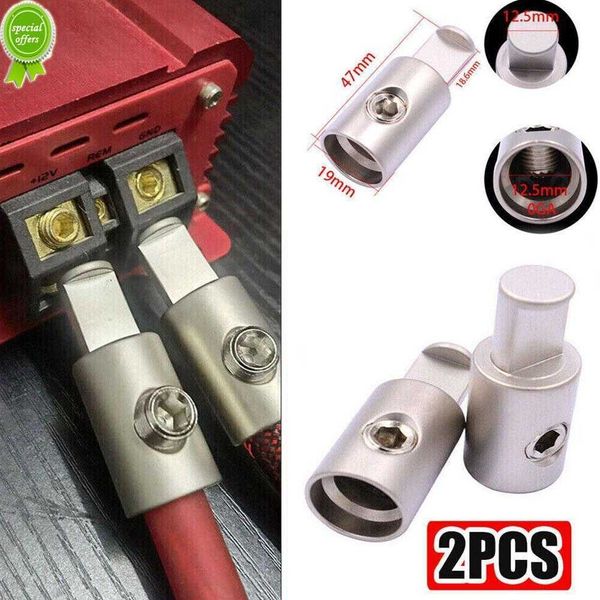 Neue 1 paar Auto Audio 1/0 Gauge bis 0 Gauge Power Boden Draht Auto Audio Geändert Power Verstärker Reinem Kupfer terminal Netzteil