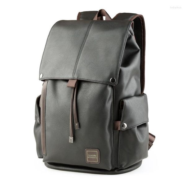 Rucksack 2023 Koreanische Version Herren Leder Mode Reisetasche Freizeit Trend Computer