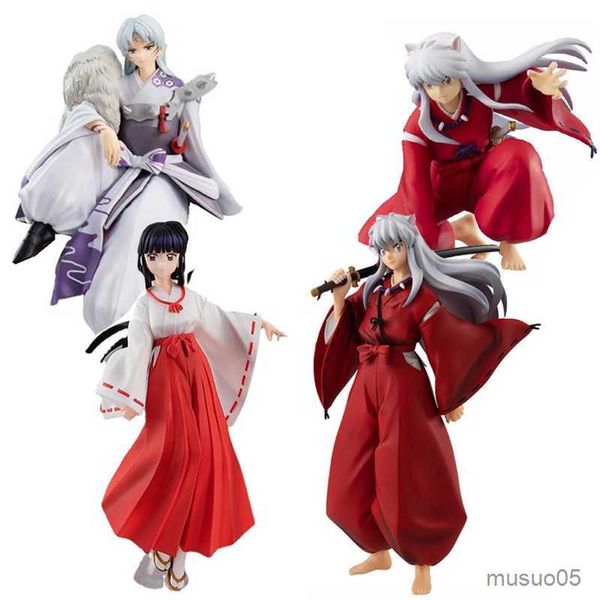 Figuras de brinquedo de ação final Inuyasha Anime Figura Doll Toy Ação Figura Sesshomaru Noodle Modelo