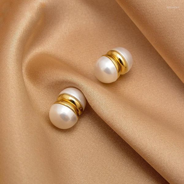 Schiena orecchini perla coreana clip orecchio magnete magnetico senza piercing per le donne moda elegante polsino gioielli da sposa