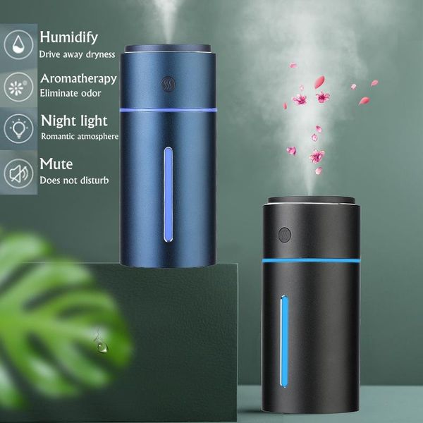 Geräte Auto Aromatherapie Luftbefeuchter Elektrische Ultraschall Cool Mist Maker Fogger mit Lampe Drahtlose USB Ätherisches Öl Aroma Diffusor