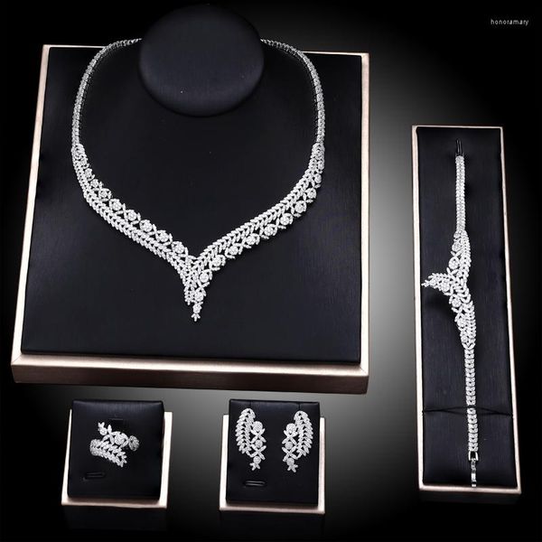 Brincos de colar Definir designer de luxo para mulheres jóias elegantes colares femininos
