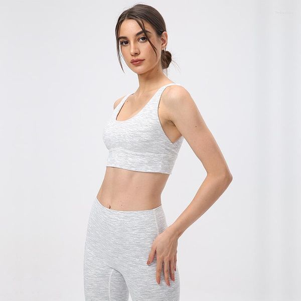 Yoga Outfit Women Women Solid Gym High Support Sports Sports For Large Bust Hold the Peito bem feminino Fitness Rouphe Trep (