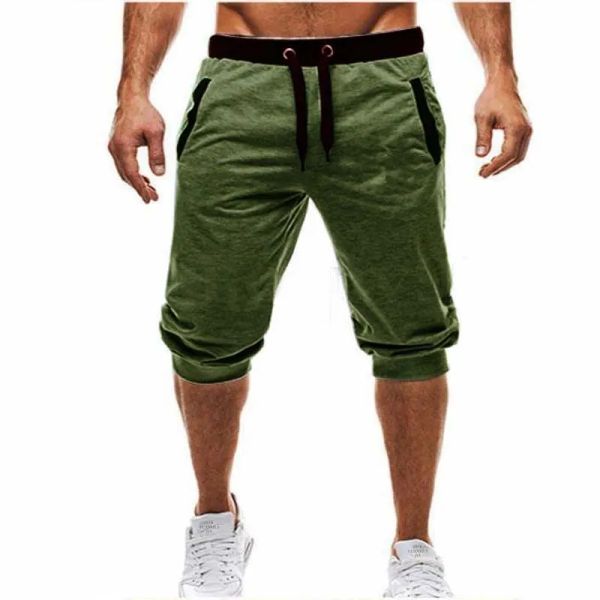 Qnpqyx Novo masculino Baggy Jogger casual shorts slim harem