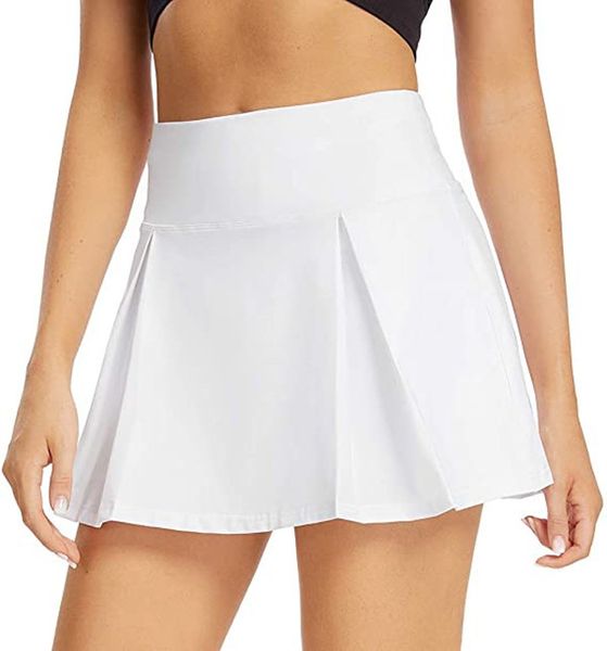 Rock Tennis Mini Yoga Faltenrock Knie über Länge Shorts Röcke Kleid Strand Laufen Fitness Sport Rock Gym Yoga Rock Frauen Laufen Fitness Golf Hosen