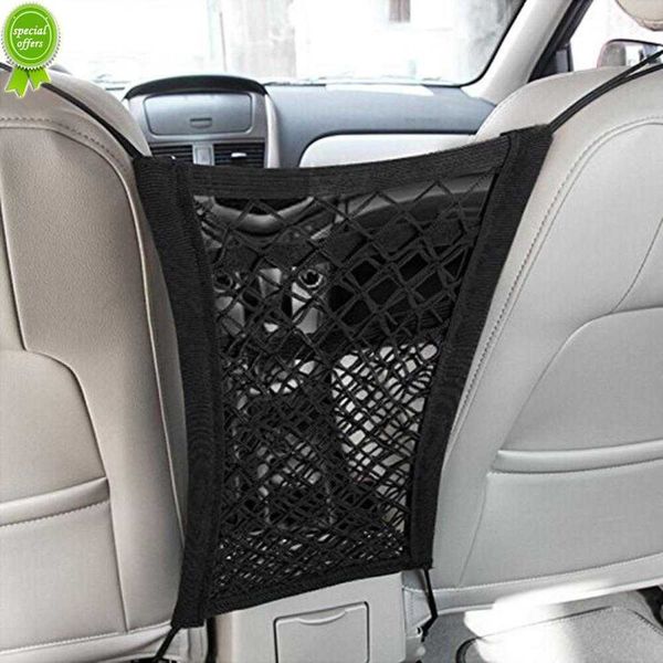 New Universal Car Seat Storage Net Pocket Organizer Seat Back Storage Bag Net Sundries Bag Accessori per auto estensibile