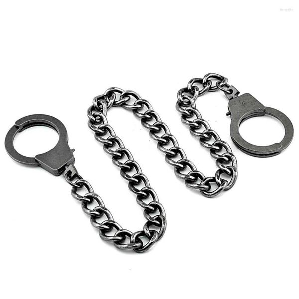 Anahtarlık Metal Kelepçeler Toka Anti-Lost Keychain Pantolon Pantolon Zinciri