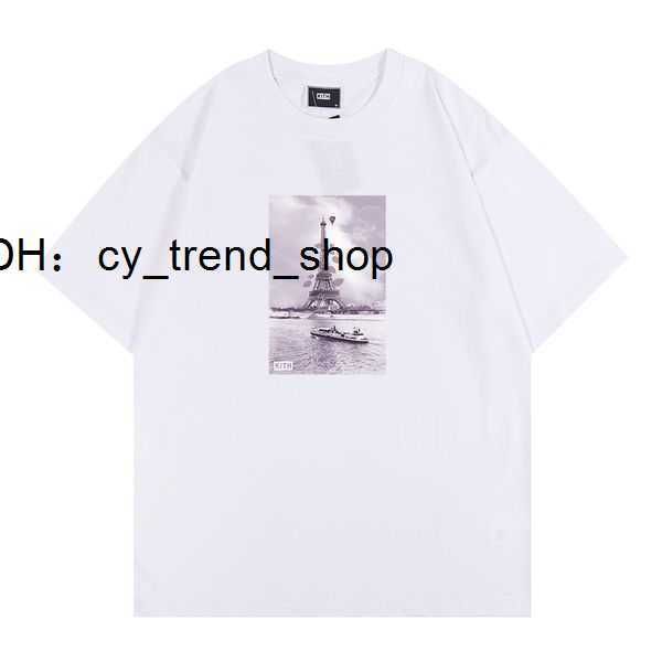 Kith Camicie Camicia da uomo Fashion Designer T-shirt Street Style Tshirt Tom e Jerry Stampa Abbigliamento Us Taglia S-xxl 41