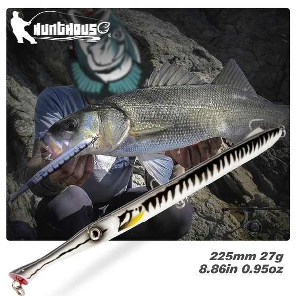 Iscas iscas Hunthouse Don Belone Spinning Lures Savage engrenagem de pesca isca lápis Baits Stickbait Atum Predator Pesca de atum marítimo