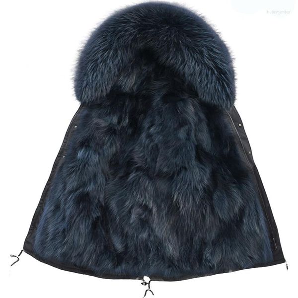 Casaco de pele de guaxinim masculino para o homem 2023 Winter Warm Fashion Parkas Linering Collar Parka com